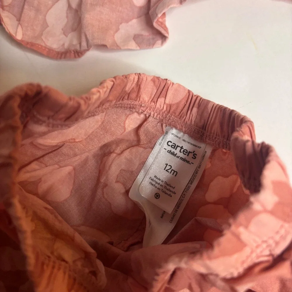 Baby Girl Clothes Bundle 6-12M 12M Old Navy Carters Grayson Mini 5pc Lot Gift